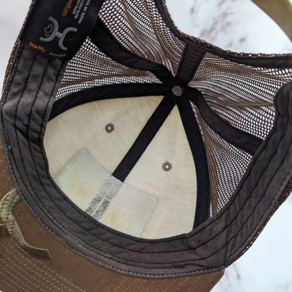 Hooey Trucker Hat Snap Back Mesh Brown White Original Classic O Embroide… - Picture 7 of 9